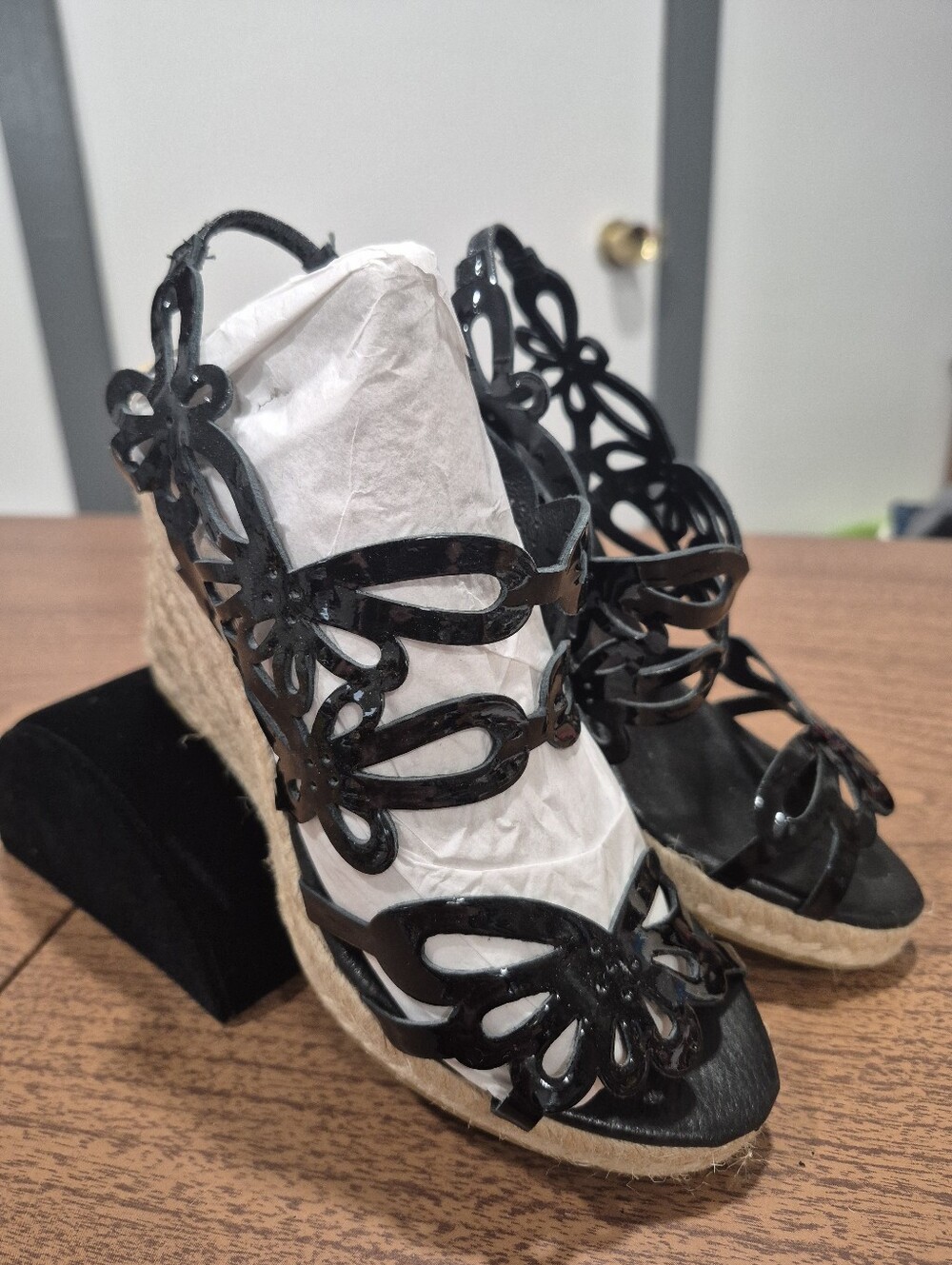 EUC Eric Michael Jillian Espadrille Wedge